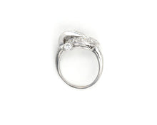Load image into Gallery viewer, Signed Tiffany & Co Vintage 1940s Platinum And Diamond Ring
