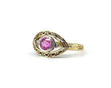 Load image into Gallery viewer, Pink Sapphire Eye Ring
