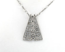 Load image into Gallery viewer, Estate Pyramid Diamond Necklace

