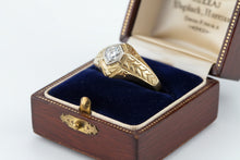 Load image into Gallery viewer, Antique Round Brilliant Cut Diamond Engagement Ring
