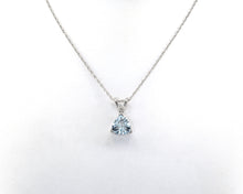 Load image into Gallery viewer, Aquamarine and Diamond Necklace
