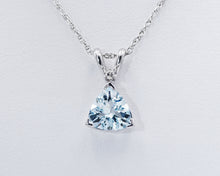 Load image into Gallery viewer, Aquamarine and Diamond Necklace
