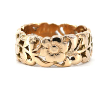 Load image into Gallery viewer, Vintage Flower Eternity Band

