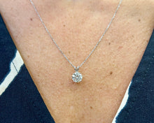 Load image into Gallery viewer, 1.10CT Diamond Solitaire Pendant Necklace
