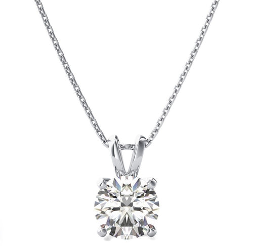 1.10CT Diamond Solitaire Pendant Necklace