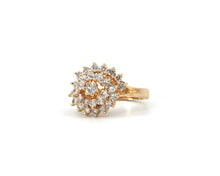 Load image into Gallery viewer, Estate Swirl Diamond Cocktail Ring
