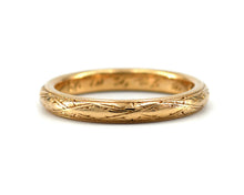 Load image into Gallery viewer, Antique Hand Carved Eternity Band
