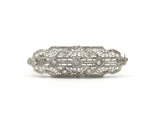 Load image into Gallery viewer, Antique Art Deco Filigree Pendant &amp; Pin
