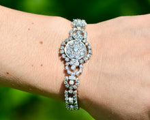 Load image into Gallery viewer, Vintage Diamond Statement Bracelet
