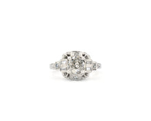 Load image into Gallery viewer, Antique Platinum Old Mine Diamond Ring
