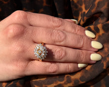 Load image into Gallery viewer, Estate Swirl Diamond Cocktail Ring
