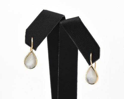 Mother Of Pearl Teardrop Earrings