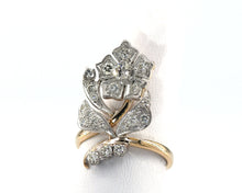 Load image into Gallery viewer, Vintage Diamond Flower Ring
