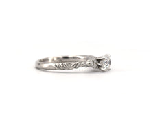 Load image into Gallery viewer, White Gold Round Brilliant Cut Diamond Engagement Ring
