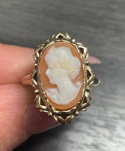 Load image into Gallery viewer, Vintage Cameo Ring- Reserved For Mitzi
