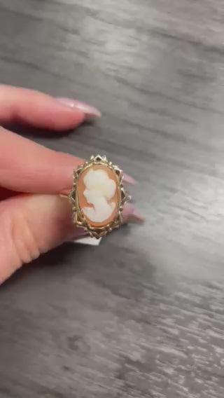 Vintage Cameo Ring- Reserved For Mitzi