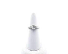 Load image into Gallery viewer, Emerald cut 3-Stone Diamond Ring
