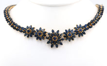 Load image into Gallery viewer, Sapphire Wreath Necklace
