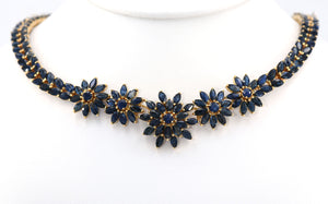 Sapphire Wreath Necklace