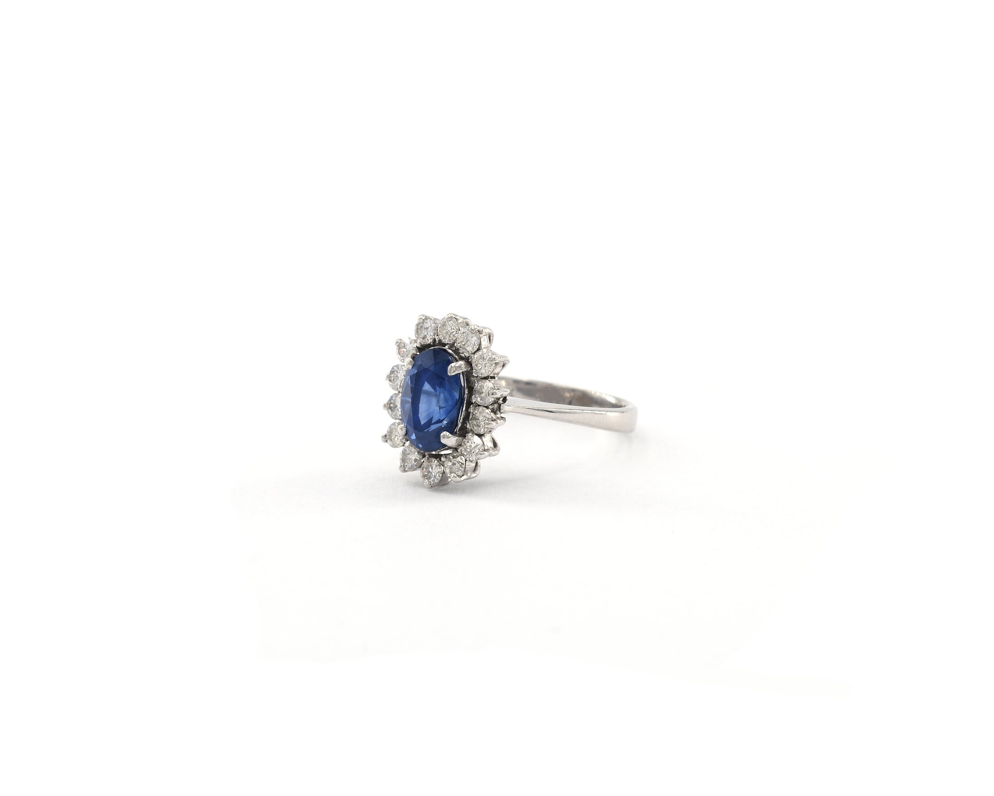 Princess Diana Blue Sapphire Ring | Silver Ruby Sapphire Ring -  Jewelrypalace Blue - Aliexpress