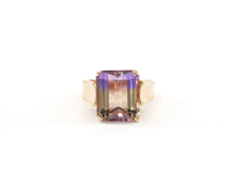 Load image into Gallery viewer, 14K yellow gold Ametrine ring.

