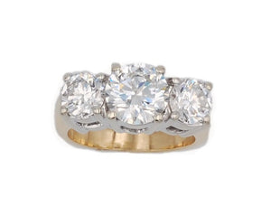 3-Stone Diamond Engagement Ring