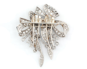 Antique Diamond Convertible Clip-Brooch