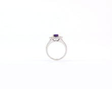 Load image into Gallery viewer, Amethyst and Diamond Ring
