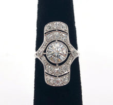 Load image into Gallery viewer, Vintage Platinum Deco Diamond Ring
