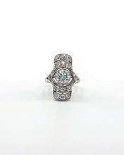 Load image into Gallery viewer, Estate Platinum Deco Diamond Ring
