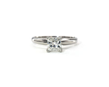 Load image into Gallery viewer, Platinum Princess Cut Diamond Solitaire Engagement Ring
