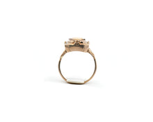 Load image into Gallery viewer, Vintage Signed ESEMCO 10K Yellow Gold Flip Ring With Onyx And Cameo
