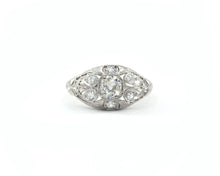 Load image into Gallery viewer, Vintage Platinum and Diamond Filigree Ring
