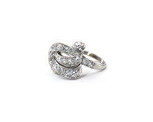 Load image into Gallery viewer, Signed Tiffany &amp; Co Vintage 1940s Platinum And Diamond Ring
