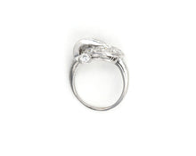 Load image into Gallery viewer, Signed Tiffany &amp; Co Vintage 1940s Platinum And Diamond Ring
