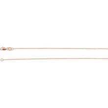 Load image into Gallery viewer, Rose Gold Diamond-cut Cable Chain
